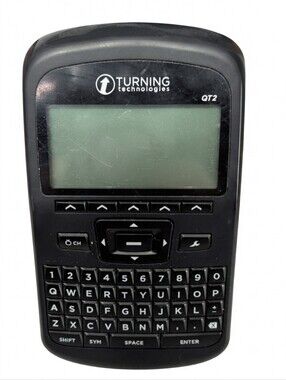 QT2 Black Wireless Clicker with QWERTY Keyboard